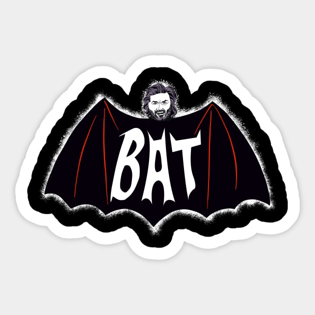 BAT!!! Sticker by kentcribbs